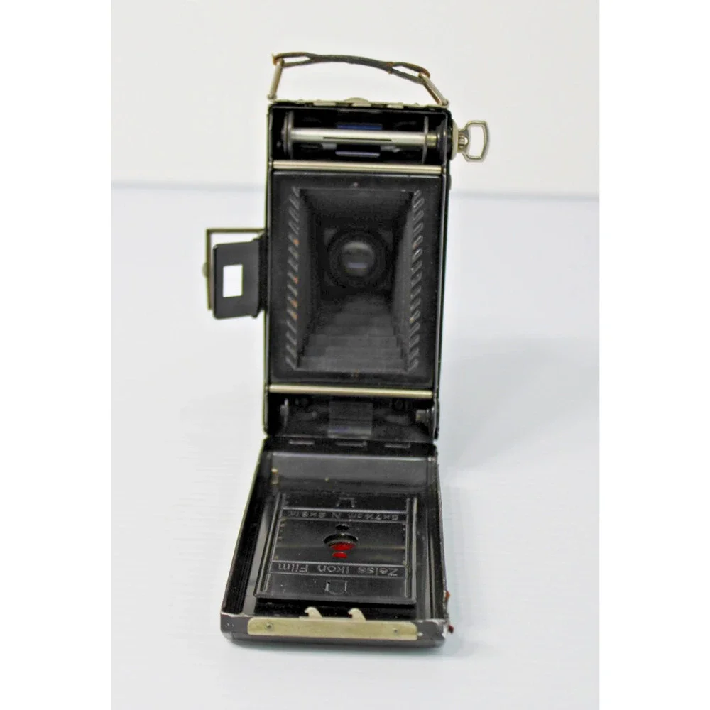 Vintage 1930s Zeiss Ikon 520/14 German Folding Bellows Camera for 2x3in, 5x7.5cm